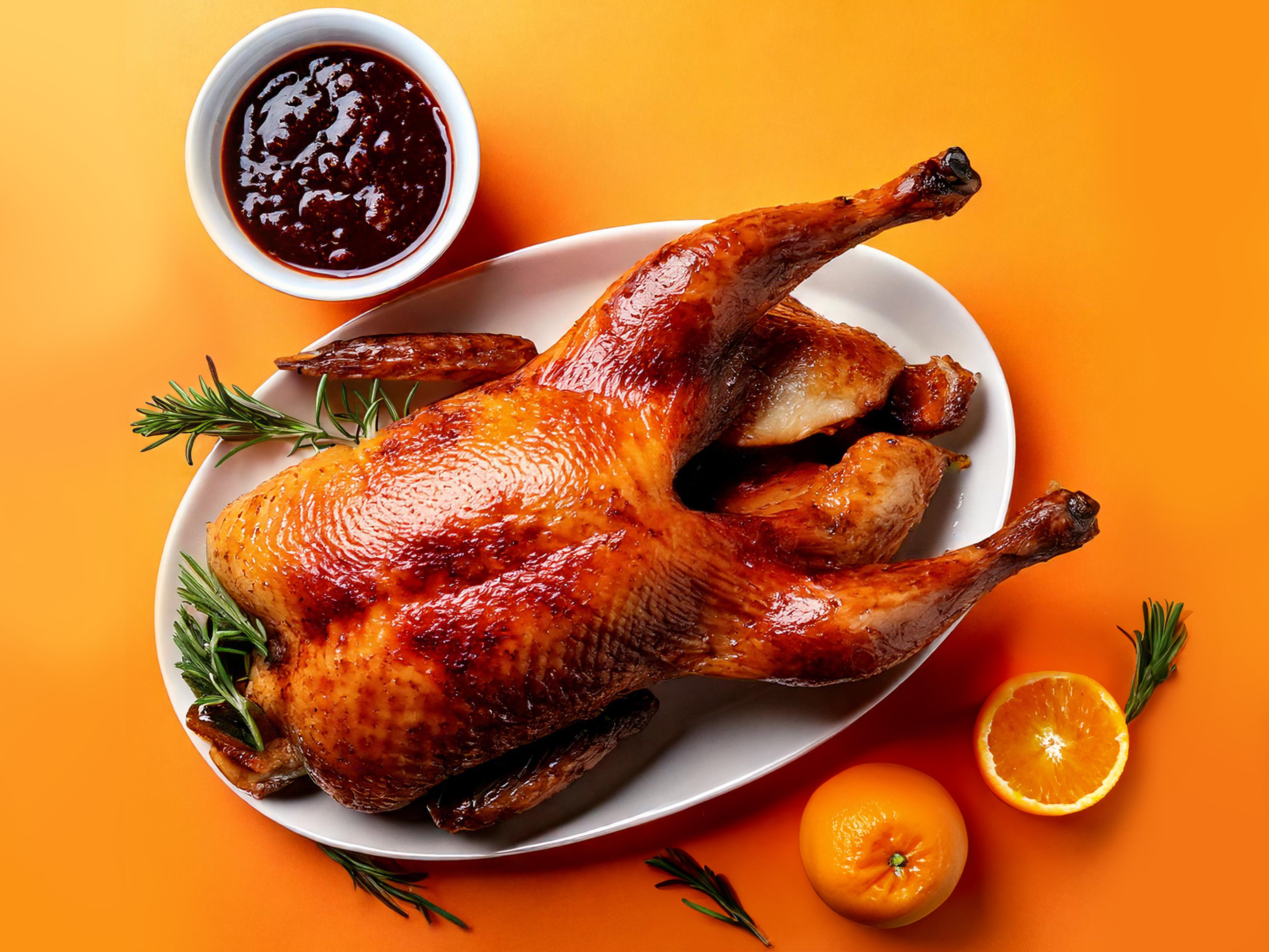 Orangen-Rotwein Sauce zur Gans