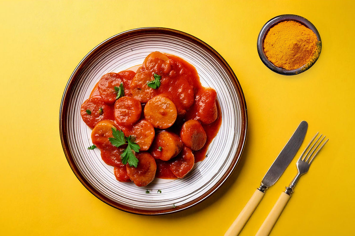 Geflügelcurrywurst