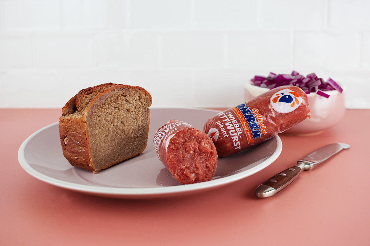 Pikante Geflügel-Zwiebelmettwurst 140g