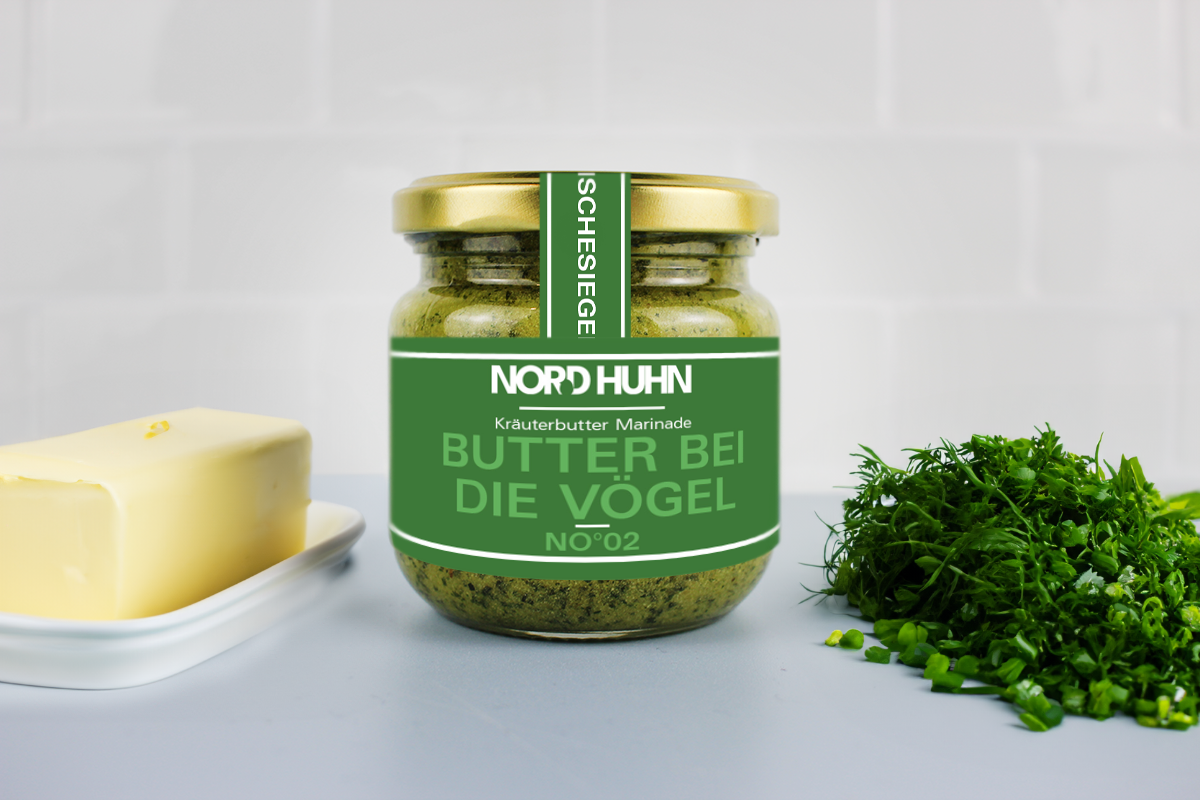 Kräuterbuttermarinade - Butter bei die Vögel