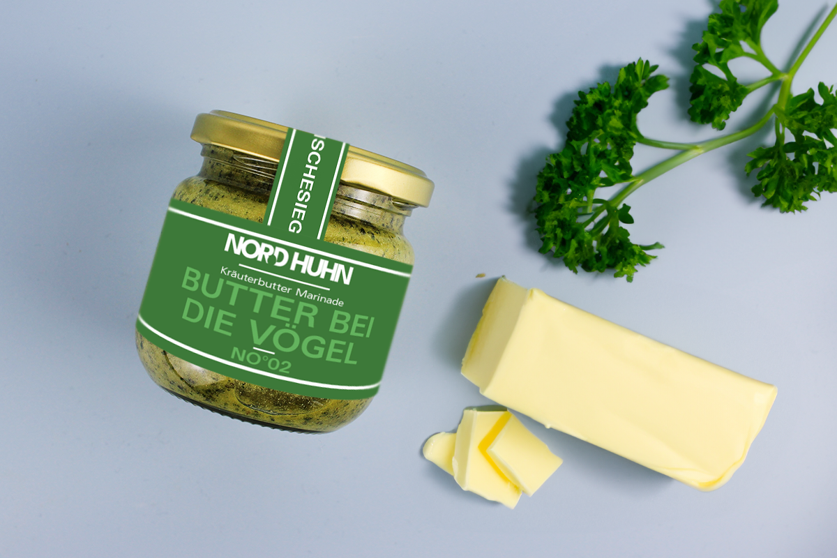 Kräuterbuttermarinade - Butter bei die Vögel