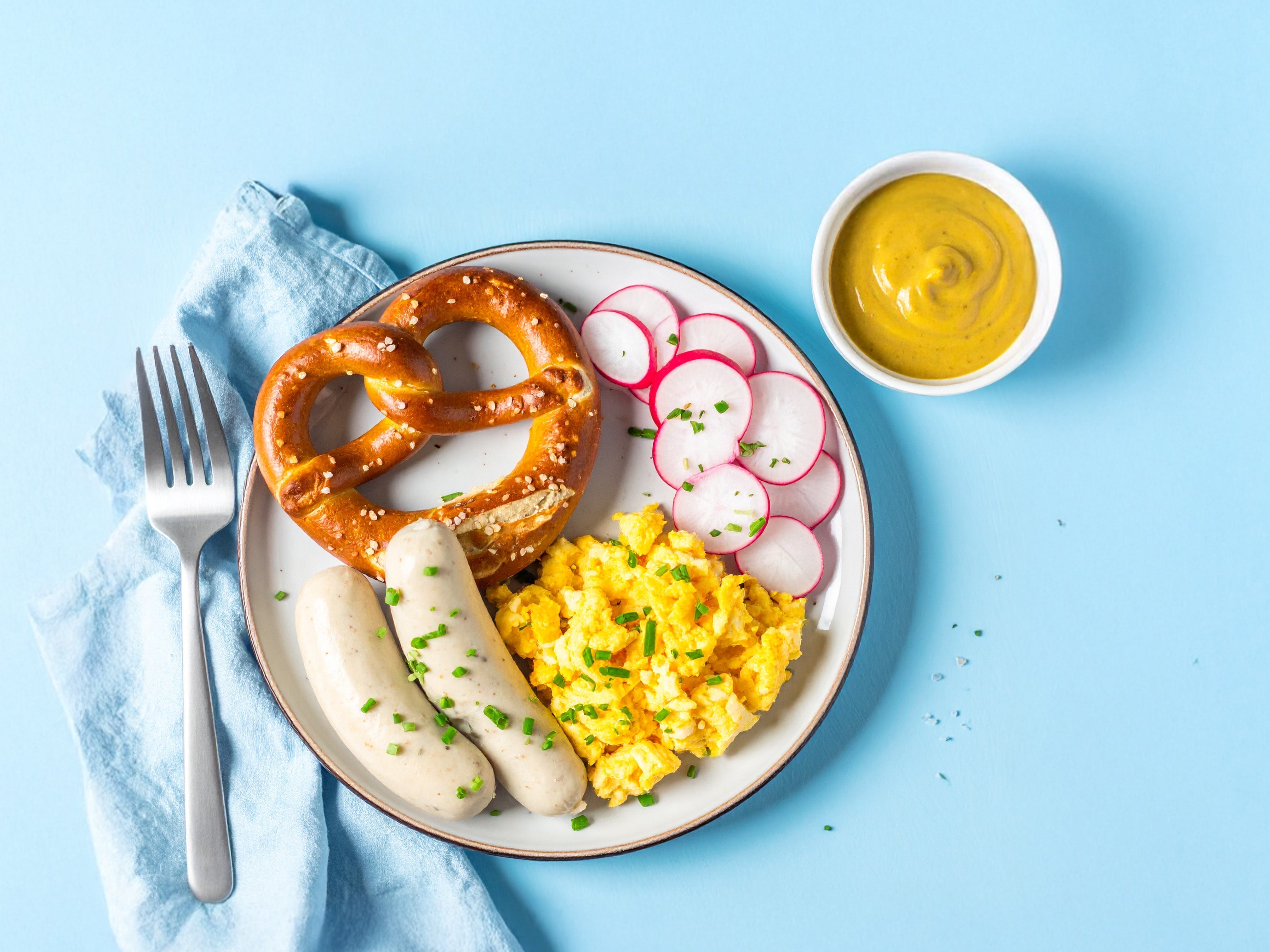 Bayrisches Weißwurst Frühstück