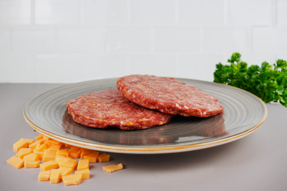 Entenburger Patties mit Cheddar