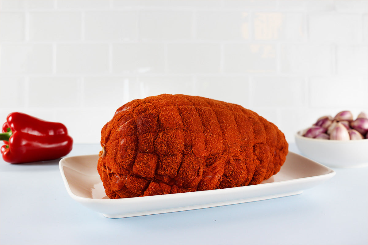 Frischer Putenrollbraten - Paprika