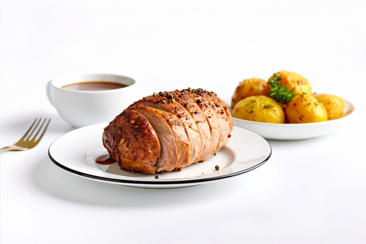 Frischer Putenrollbraten