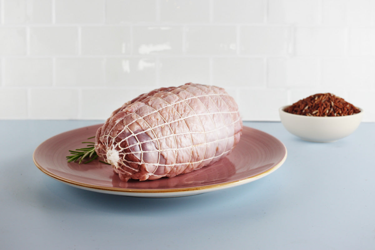 Frischer Putenrollbraten